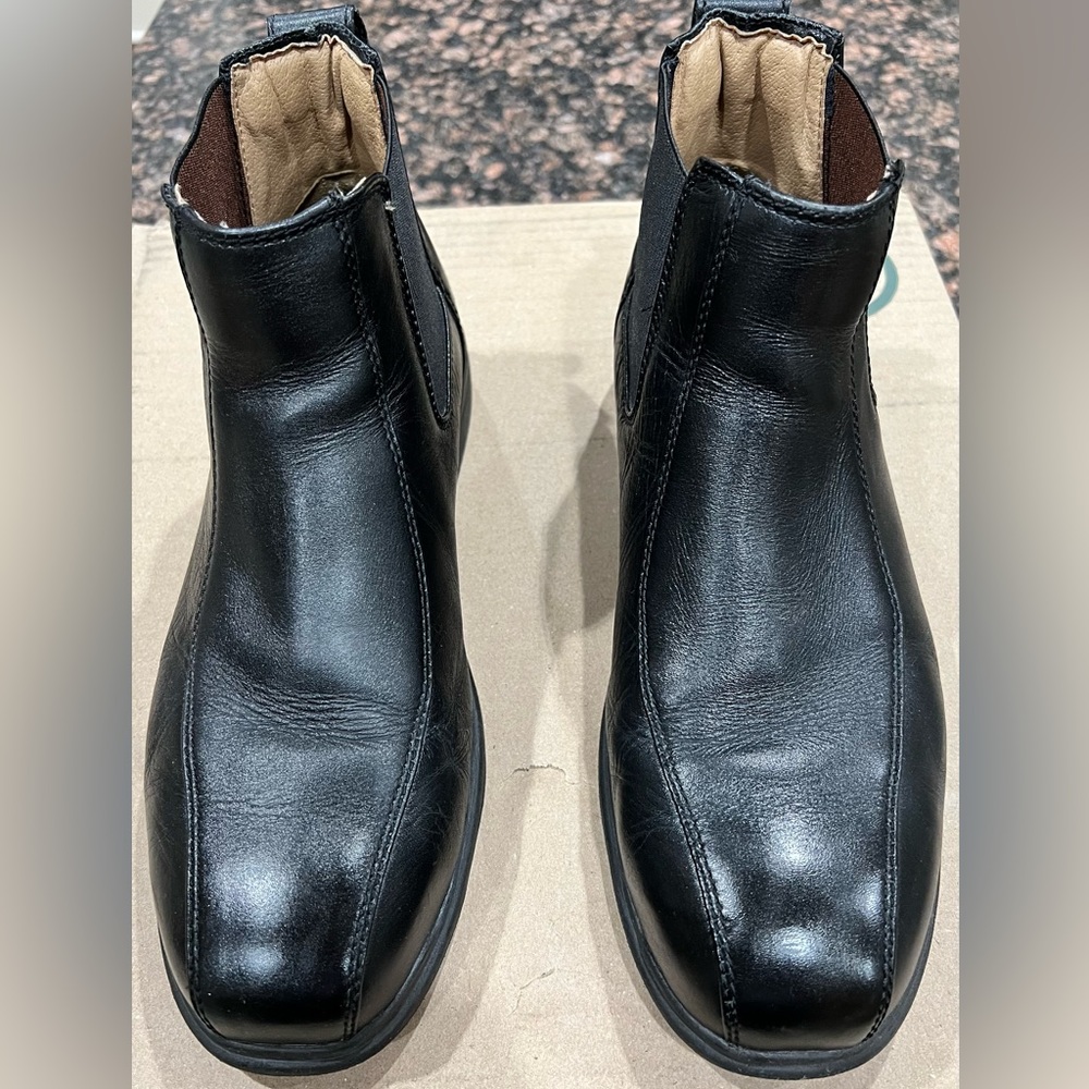 Blundstone 782 Blk Executive Leather Safety Steel Toe Work Boots Black